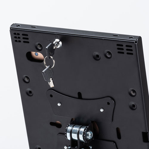 iPadスタンド（セキュリティボックス付き・ロータイプ・鍵付き