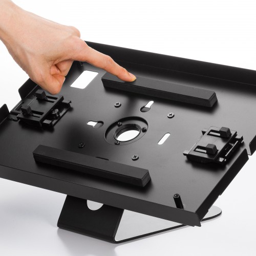 スタンド付きケース（iPad用・スチール製・VESA75×75mm対応・ブラック） CR-LASTIP34BK