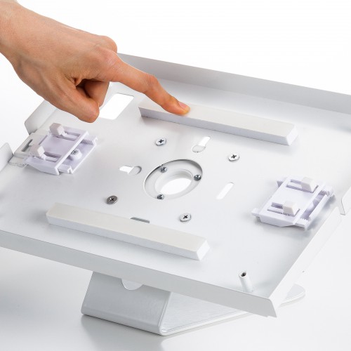 スタンド付きケース（iPad用・スチール製・VESA75×75mm対応・ホワイト） CR-LASTIP34W