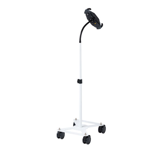 タブレットスタンド（iPad・アーム・回転・角度・高さ・移動・キャスター）CR-LASTTAB16W サンワサプライ