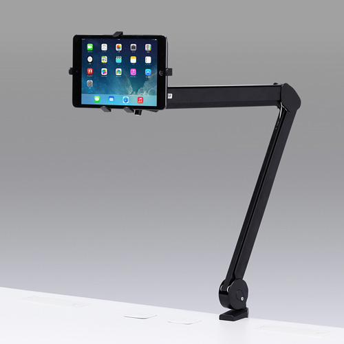 11～13インチ対応iPad・タブレット用アーム CR-LATAB24 iPad・タブレット用アーム(11～13インチ対応・クランプ式・1関節