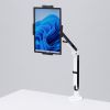iPad・タブレット用アーム（11～13インチ対応・クランプ・鍵付き）