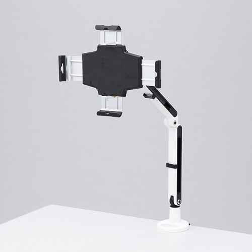 【訳あり 新品】iPad・タブレット用アーム（11～13インチ対応・クランプ） ※箱にキズ、汚れあり