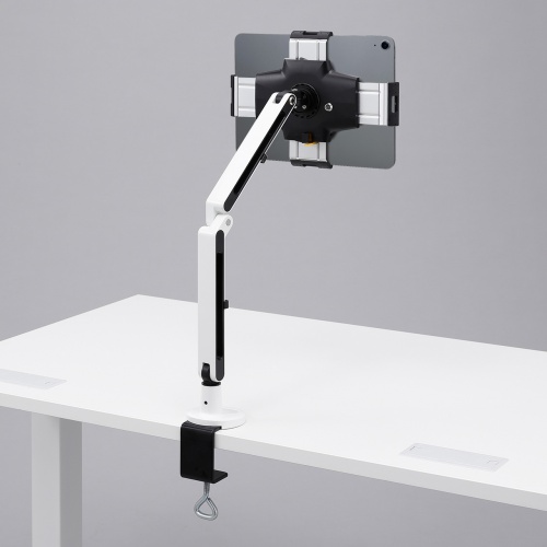 iPad・タブレット用アーム（11～13インチ対応・クランプ・鍵付き） CR