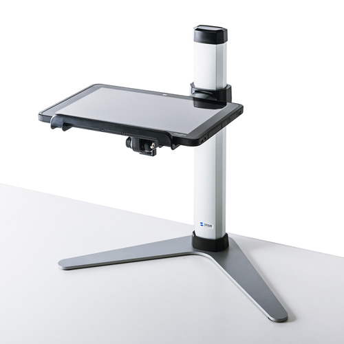 SANWA　iPad　タブレットステージ　CR-LATAＢ25 iPad・タブレットステージ（スタンドタイプ・7～13インチ対応） CR