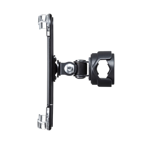 タブレットアーム(フレキシブルアーム・7～12インチ対応・ポール取り付け・丸パイプ・360度回転)