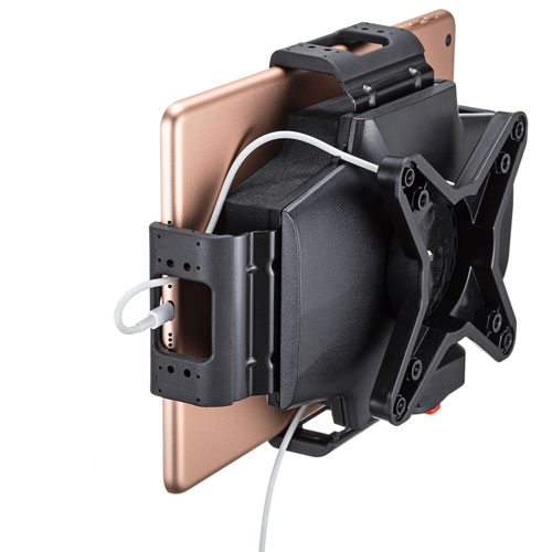 厚さ30mm対応iPad・タブレット用鍵付きVESA取付けホルダー