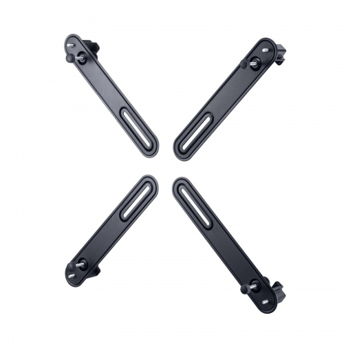 モニターアーム（VESA非対応・モニター用・マウントホルダー・VESA穴無し用・アダプタ・13~32インチ用・耐荷重10kg）