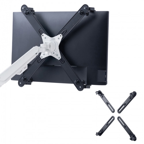 モニターアーム（VESA非対応・モニター用・マウントホルダー・VESA穴無し用・アダプタ・13~32インチ用・耐荷重10kg）