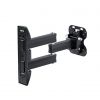 モニターアーム（壁掛け金具・40インチ・液晶モニター・左右角度調整・25kgまで対応・ブラック）