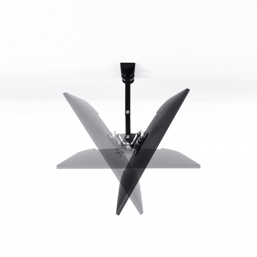 モニターアーム（壁掛け金具・40インチ・液晶モニター・左右角度調整・25kgまで対応・ブラック）