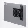 モニターアーム（壁掛け金具・40インチ・液晶モニター・左右角度調整・25kgまで対応・ブラック）