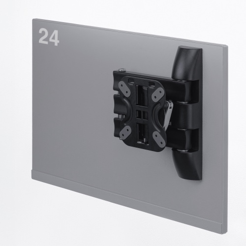 モニターアーム（壁掛け金具・40インチ・液晶モニター・左右角度調整・25kgまで対応・ブラック）