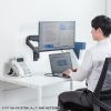 モニターアーム（壁掛け金具・32インチ対応・上下左右調整・3関節・耐荷重9kg）