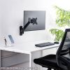 モニターアーム（壁掛け金具・32インチ対応・上下左右調整・3関節・耐荷重9kg）