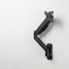 モニターアーム（壁掛け金具・32インチ対応・上下左右調整・3関節・耐荷重9kg）