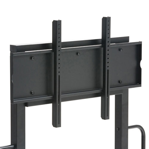 【アウトレット･訳あり・セール】テレビスタンド｜業務用・昇降・キャスター・棚付き【CR-PL102SCBK】