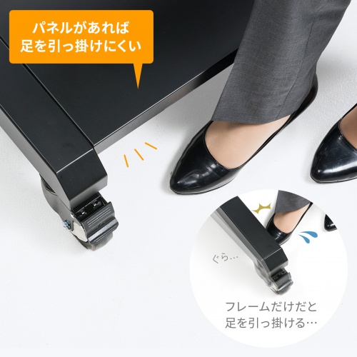 テレビスタンド｜業務用・キャスター・高さ調整・棚付き・65/75インチ対応