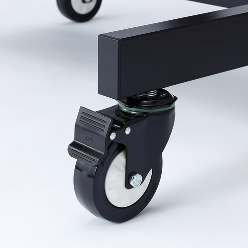 テレビスタンド｜会議用・高さ調整・小型・キャスター・棚付き