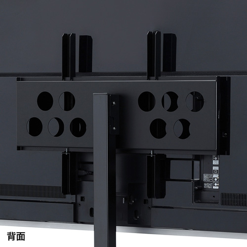 テレビスタンド｜会議用・高さ調整・小型・キャスター・棚付き