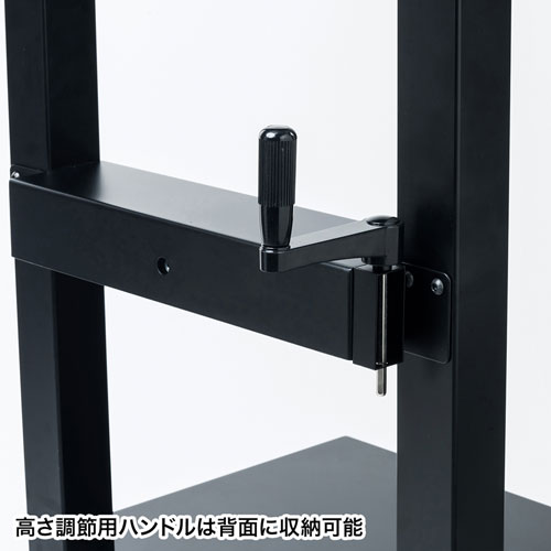 テレビスタンド｜キャスター・ハイタイプ・高さ調整・角度調整・65/75インチ対応