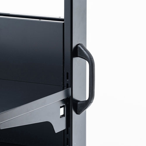 ディスプレイスタンド（機器収納可能・耐荷重60㎏・キャスターつき・32型/40型/43型/49型/50型/52型/55型/58型/60型/65型対応）