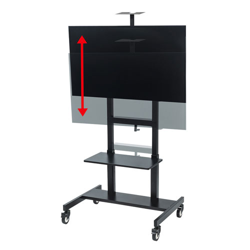 【アウトレット】テレビスタンド｜会議用・高さ調整・65/75インチ対応