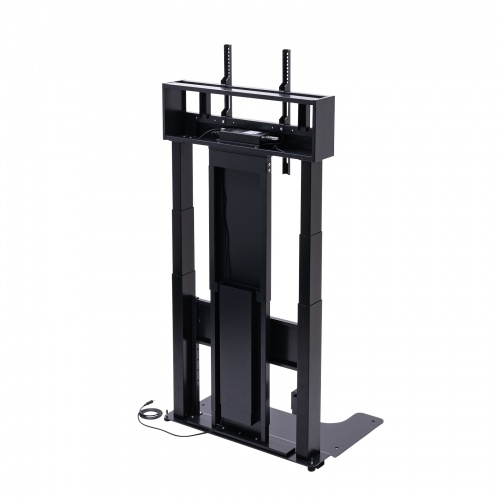 テレビスタンド（壁寄せ・会議用・電動昇降・ディスプレイスタンド・60型～86型対応・高位置仕様・リモコン操作） CR-PL54BK サンワサプライ