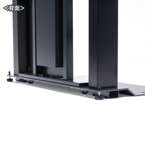 テレビスタンド（壁寄せ・会議用・電動昇降・ディスプレイスタンド・60型～86型対応・高位置仕様・リモコン操作） CR-PL54BK サンワサプライ
