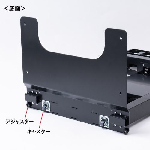 テレビスタンド（壁寄せ・会議用・電動昇降・ディスプレイスタンド・60型～86型対応・高位置仕様・リモコン操作） CR-PL54BK サンワサプライ