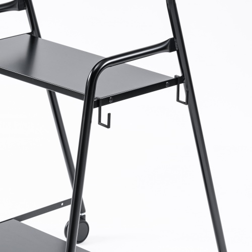 移動式ディスプレイスタンド（32～50型対応・大型キャスター付き・シンプル・スリムタイプ）