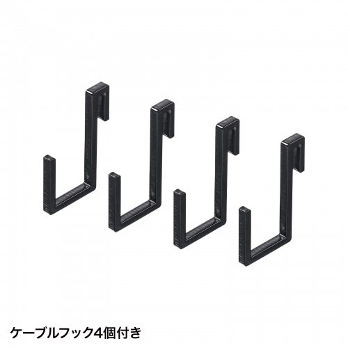 移動式ディスプレイスタンド（32～50型対応・大型キャスター付き・シンプル・スリムタイプ）