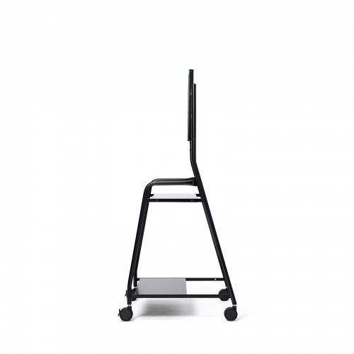 移動式ディスプレイスタンド（32～50型対応・大型キャスター付き・シンプル・スリムタイプ）