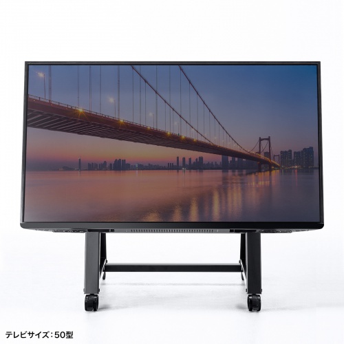 テレビスタンド｜ロータイプ・サイネージ対応・角度調節・55/60インチ対応
