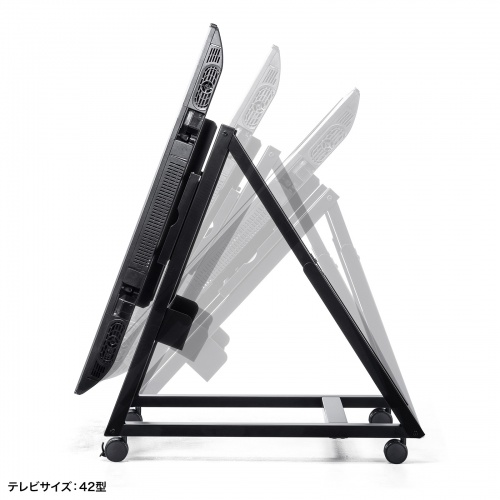 テレビスタンド｜ロータイプ・サイネージ対応・角度調節・55/60インチ対応