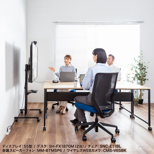 【アウトレット】テレビスタンド｜キャスター・棚板付き・55/65/75インチ対応