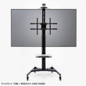 テレビスタンド 65・75インチ対応 キャスター付き CR-PL61B