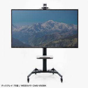 テレビスタンド 65・75インチ対応 キャスター付き CR-PL61B