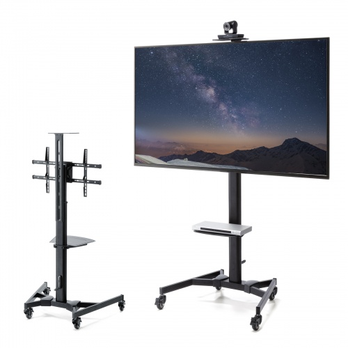 テレビスタンド｜キャスター付き・高さ調整・角度調整・65/75インチ対応