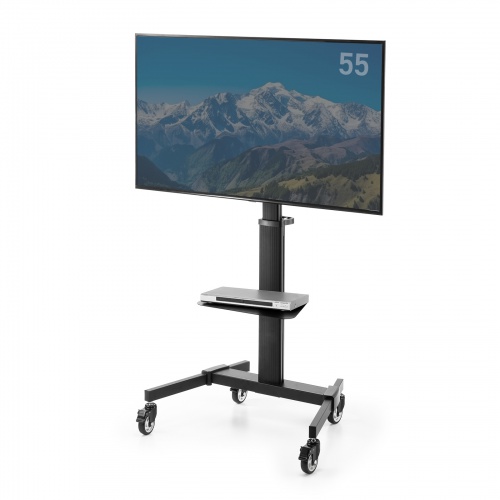 テレビスタンド｜キャスター・ハイタイプ・高さ調整・回転・65/75インチ対応