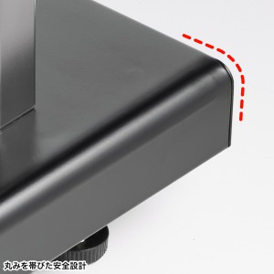 デジタルサイネージスタンド（テレビスタンド・42～55インチ対応・ハイタイプ・ディスプレイスタンド ・機器収納ボックス付）