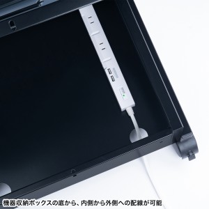 サイネージスタンド（デジタルサイネージ・65インチ対応・ディスプレイスタンド・ロータイプ・収納ボックス付・店舗・広告用・新風営法対応）