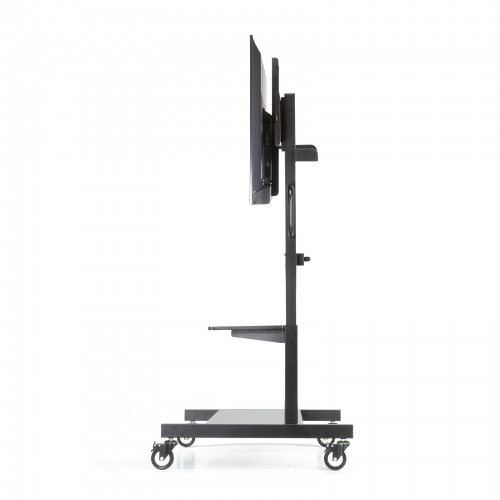 テレビスタンド（100型・100インチ対応・上下昇降・高耐荷重・110kg・手動・ディスプレイスタンド・キャスター付・ハイタイプ）
