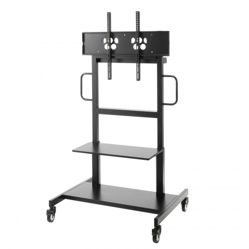 テレビスタンド（100型・100インチ対応・上下昇降・高耐荷重・110kg・手動・ディスプレイスタンド・キャスター付・ハイタイプ）