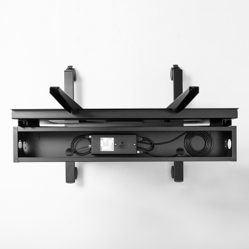 電動昇降ディスプレイスタンド（60～100インチ対応・キャスター付き・高耐荷重110kg）