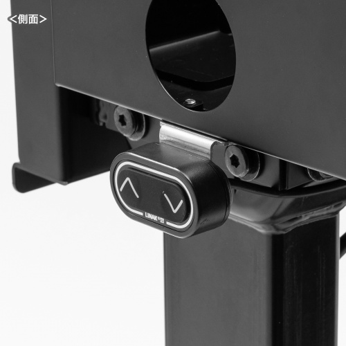 電動昇降ディスプレイスタンド（60～100インチ対応・キャスター付き・高耐荷重110kg）