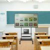 【アウトレット】テレビスタンド キャスター付 32インチ 75インチ対応 高さ調整 タップトレー付 収納棚板付 ディスプレイスタンド 会議室 学校 サイネージ用