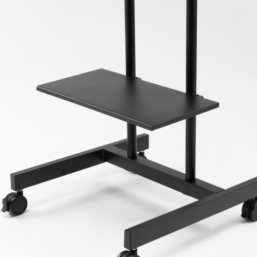 テレビスタンド（2面対応・上下2段・ハイタイプ・キャスター・65インチ対応・高さ変更対応）