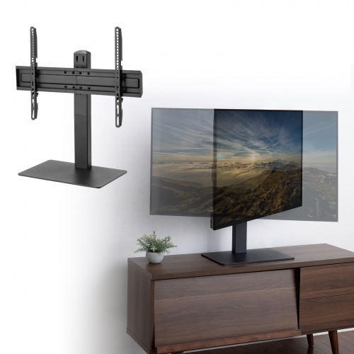 テレビスタンド（卓上・首振り・壁寄せ・高さ調整対応・65インチ・耐荷重40kg）