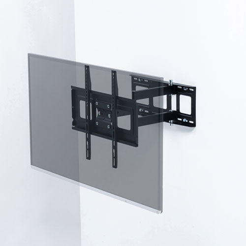 壁掛けテレビ金具（角度調整・VESA・アーム・前後・左右・上下・32～50インチ目安・ディスプレイ)サンワサプライ CR-PLKG13